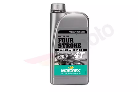 Olej silnikowy Motorex 4-Stroke 20W50 Półsyntetyczny 1 l - 306239