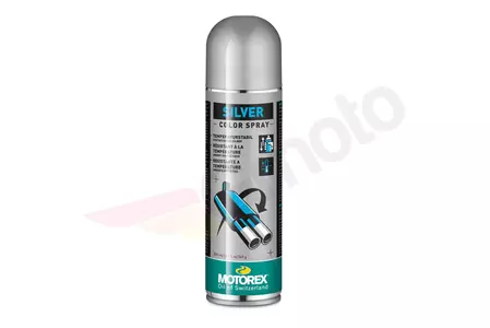 Motorex Colour Silver Matte Heat Resistant Spray 500 ml - 400509