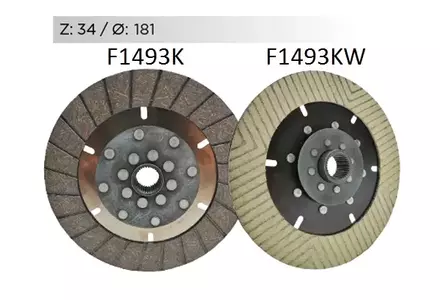 Newfren sajūga disks F1493K - F1493K