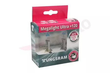 Żarówka 12V H1 55W Tungsram Megalight Ultra +120% 2szt