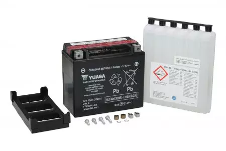 Bateria Yuasa YTX20HL-BS-PW de 12V 18Ah sem manutenção