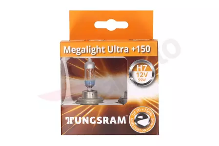 Žiarovka 12V H7 55W Tungsram Megalight Ultra +150% 2ks-2