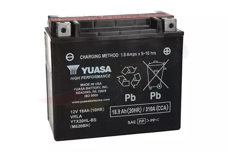 Akumulator bezobsługowy 12V 18Ah Yuasa YTX20HL-BS-2