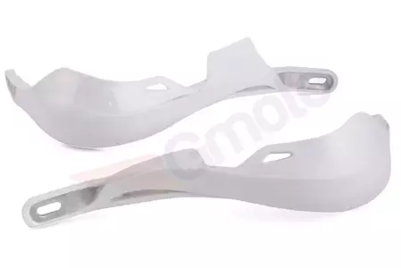 "Biketec" aliuminio rankų apsaugos baltos spalvos - BTHGALUWH