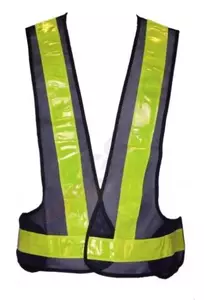 Colete refletor Biketec Safe Vest com inscrição em velcro Polónia M-2