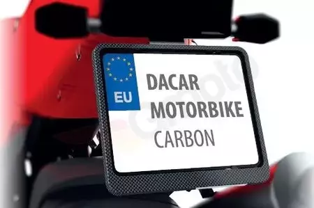 Biketec Motorbike Cadre de plaque d'immatriculation en carbone - 48747