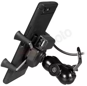 Motorrad-Handyhalter mit USB-Ladegerät X-Grip L-2