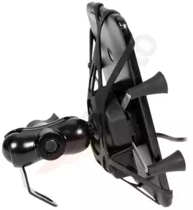 Motorcykeltelefonholder med USB-oplader X-Grip L-4