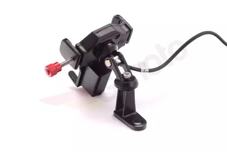 Motorrad-Handyhalter mit Ladegerät R11 Metall USB-3