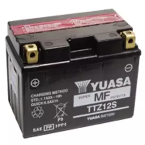 Bateria Yuasa TTZ12S-BS de 12V 11Ah sem manutenção