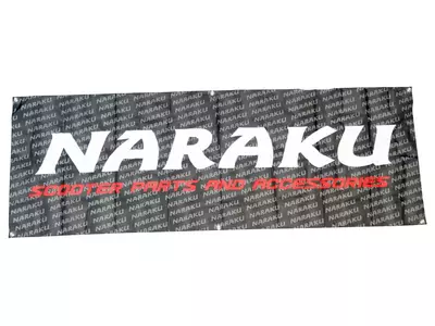 Transparent Naraku (vlajka Thanina) 200x70cm - NK-MD005           