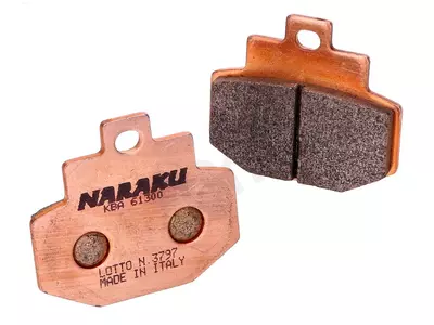 Pastilhas de travão de sinterização metálica Naraku Benelli Gilera Piaggio - NK430.02/S         
