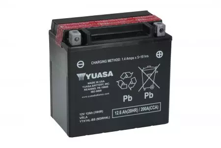 Neподдържана батерия 12V 12 Ah Yuasa YTX14L-BS-2