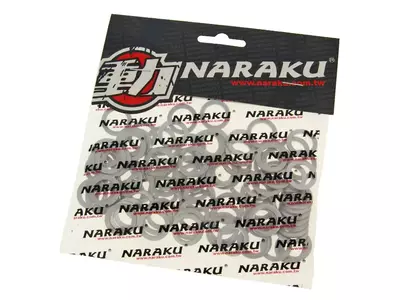Vedantes de alumínio Naraku 12x18x1,5mm 100 pcs.     - NK150.43-100       
