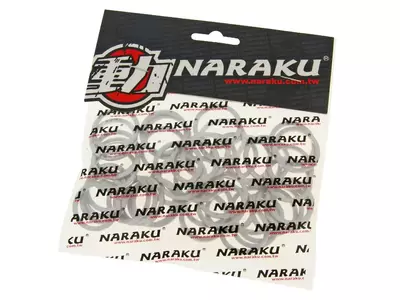 Joints Naraku en aluminium 22x28x1.5mm 50 pcs.      - NK150.47-50