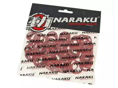 Vedantes de fibra Naraku 16.2x22x1mm 100 pcs. - NK150.57-100       