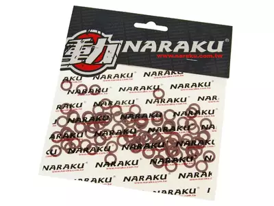 Selos de fibra Naraku 6x10x1mm 100 pcs.   - NK150.50-100       