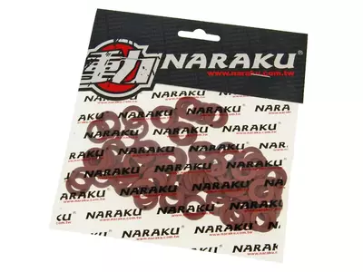 Selos de fibra Naraku 8x15x1mm 100 pcs.   - NK150.53-100
