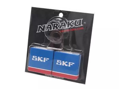 Veleno guoliai + sandarikliai SKF metalinis narvelis Peugeot recumbent - NK102.96           