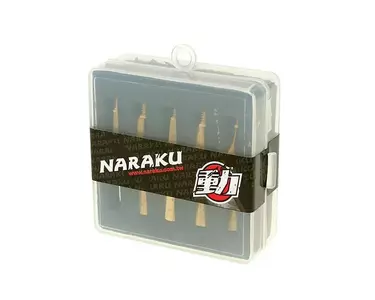 Conjunto de bicos principais Naraku para carburadores PWK 100-118 - NK200.25