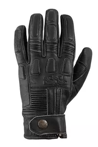 IXS Kelvin Antique guantes de moto de cuero negro L