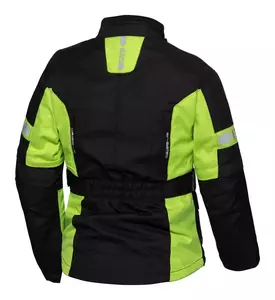IXS Junior 1.0 ST chaqueta de moto textil negro y amarillo fluo 134-140-2