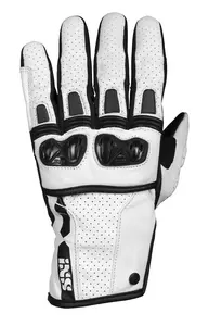 IXS Talura 3.0 guantes de moto de cuero blanco y negro XXL-1