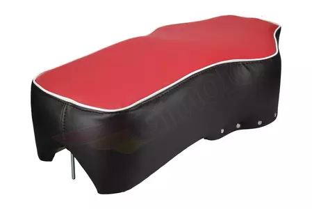 Sēdeklis - dīvāns melns un sarkans WFM M06 125-2