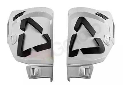 Caneleiras para botas de motociclismo Leatt 5.5 Flexlock Branco/Preto r. 46/47 - 3021210522