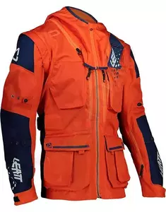 Leatt cross enduro moto giacca 5.5 Arancione e blu navy M - 5021000141