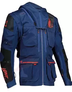 Leatt cross enduro chaqueta moto 5.5 azul marino XL - 5021000123