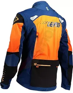 Leatt cross enduro motoristična jakna 4.5 oranžna in mornarsko modra XL-2