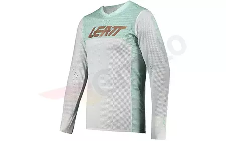 Leatt 5.5 Ultraweld motocross enduro majica tirkizno bijela XL - 5021020143