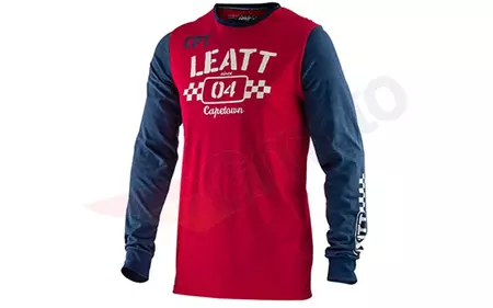 Leatt piros/zöld hosszú ujjú pulóver XL - 5021800243