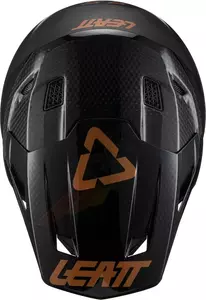 Leatt 9.5 Carbon V21.1 cross enduro motorcykelhjelm + Velocity 6.5 African Tiger beskyttelsesbriller L-3