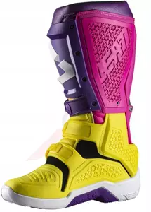 Leatt GPX 5.5 Flexlock cross enduro boty na motorku fialová/růžová/žlutá r.42-3