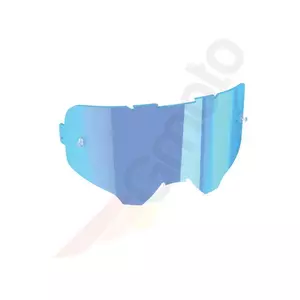 Nemlžiace sa dvojité sklo pre motocyklové okuliare Leatt Iriz 52% Mirror Blue - 8019100092