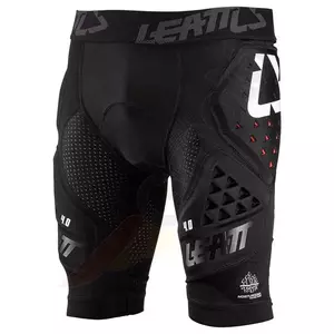 Pantaloni scurți de motocicletă cross enduro cu protecții Leatt Impact 3DF 4.0 Negru M - 5019000311