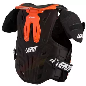 Ochraniacz klatki piersiowej z osłoną szyi/karku Leatt Fusion Vest 2.0 Junior Pomarańczowa L/XL-3