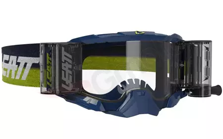 Leatt Velocity 5.5 V21 Roll-off motociklu brilles tumši zils zaļš caurspīdīgs stikls - 8020001080
