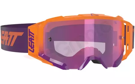 Leatt Velocity 5.5 V21 moottoripyöräilylasit Iriz oranssi/violetti violetti violetti peili - 8020001020