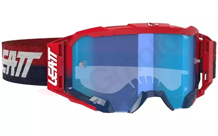 Leatt Velocity 5.5 V21 motorcykelglasögon röd blå glas blå-1