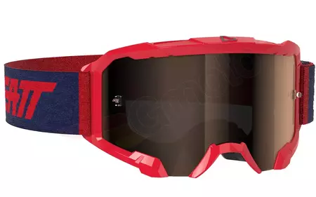 Leatt Velocity 4.5 V21 Iriz motociklu brilles sarkans/zaļš tonēts spoguļa stikls - 8020001110