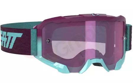 Ochelari de motocicletă Leatt Velocity 4.5 V21 Ochelari de motocicletă Iriz violet/turquoise violet oglindă violet-1