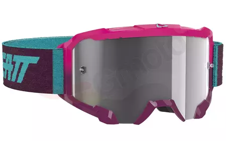 Leatt Velocity 4.5 V21 rozā tirkīza krāsas motocikla brilles-1