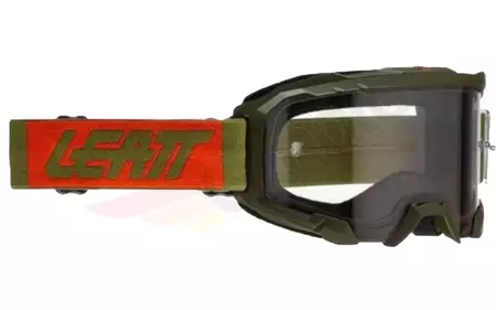 Gafas de moto Leatt Velocity 4.5 V21 cristal verde negro plata - 8020001120