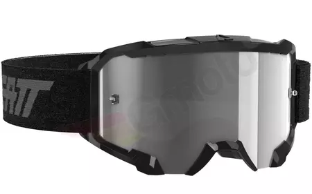 Очила за мотоциклет Leatt Velocity 4.5 V21 черно сиво сребърно стъкло-1