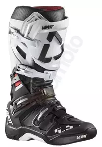 Leatt GPX 5.5 Flexlock White/Black 42 motociklininko krosiniai enduro batai - 3020002121