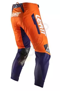 Spodnie motocyklowe cross enduro Leatt 4.5 Pomarańczowy/Granatowy S-2