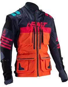 Leatt GPX 5.5 motoristična cross enduro jakna mornarsko modra/oranžna M - 5019001111